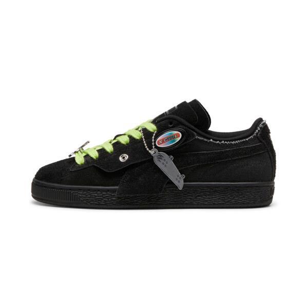 PUMA x X-GIRL Suede Women's Sneakers in Black/Ravish Product Image