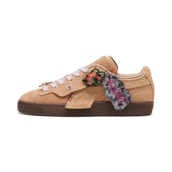 PUMA x X-GIRL Suede Women's Sneakers in Dusty Tan/Toasted Almond Product Image