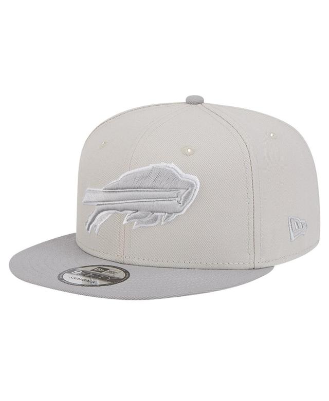 New Era Mens Stone Buffalo Bills Two-Tone Color Pack 9FIFTY Snapback Hat - Stone, Gray Product Image