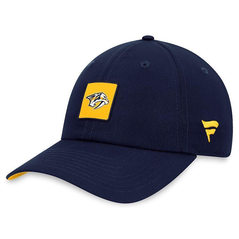 Mens Fanatics Branded Navy Nashville Predators Authentic Pro Rink Adjustable Hat, Pdt Blue Product Image