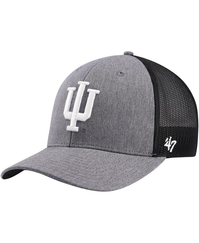 Mens 47 Brand Charcoal Indiana Hoosiers Carbon Trucker Adjustable Hat Product Image