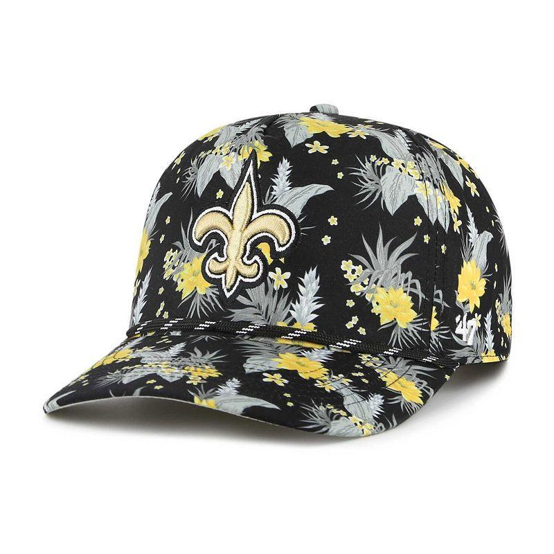 Mens 47 New Orleans Saints Dark Tropic Hitch Adjustable Hat Product Image