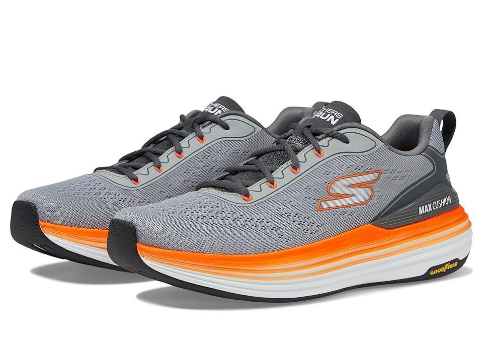 SKECHERS Max Cushioning Suspension- Voyager (Grey) Men's Running Shoes Product Image