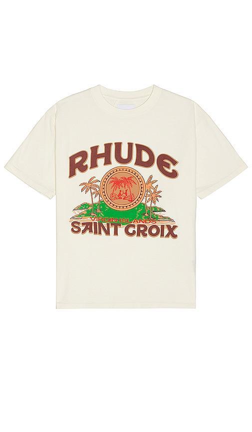 Mens Saint Croix Logo Cotton T-Shirt Product Image