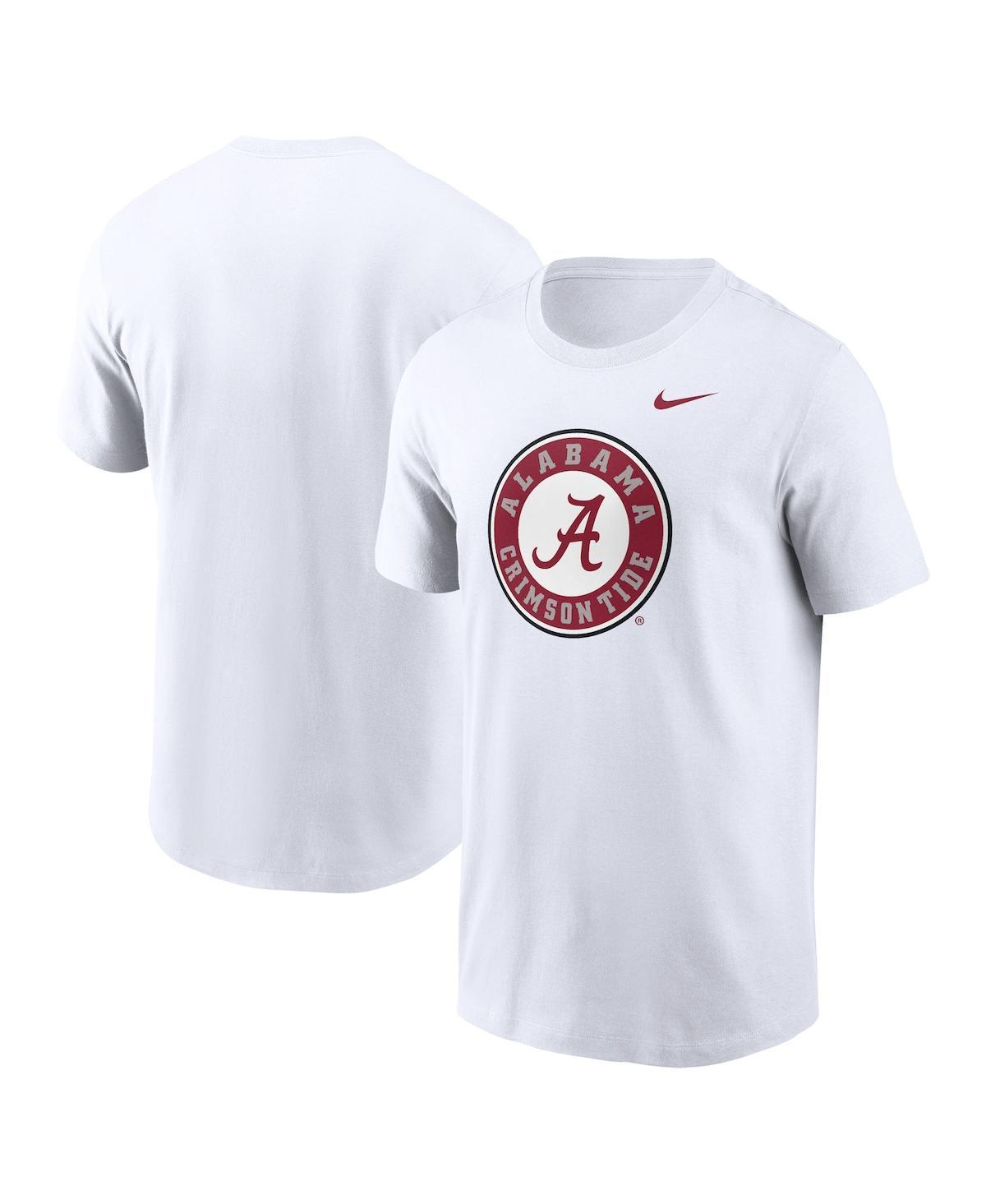 Nike Mens White Alabama Crimson Tide Primetime Evergreen Alternate Logo T-Shirt Product Image