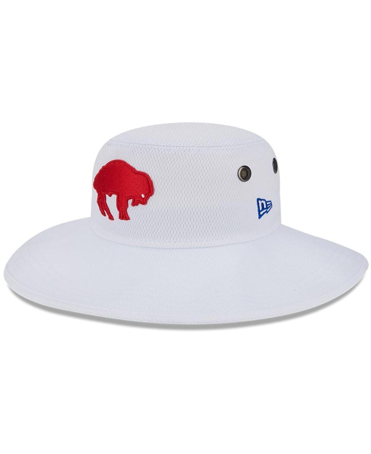 Mens New Era White Buffalo Bills 2023 Nfl Training Camp Throwback Panama Bucket Hat Product Image