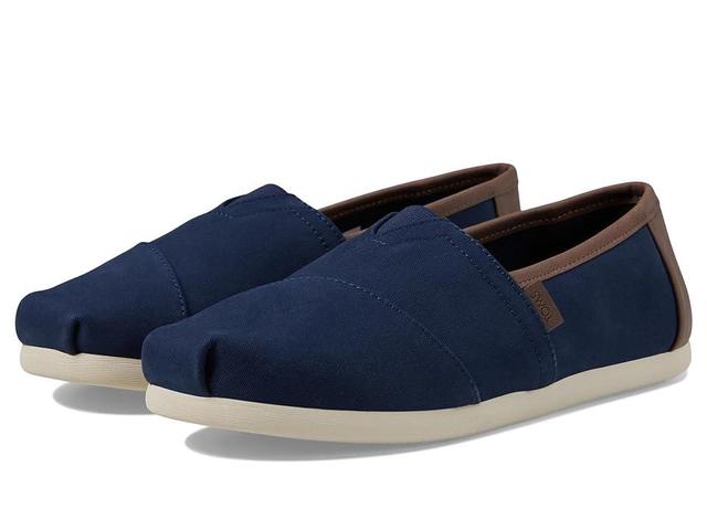 TOMS Alpargata 3.0 (Navy/Tan) Men's Shoes Product Image