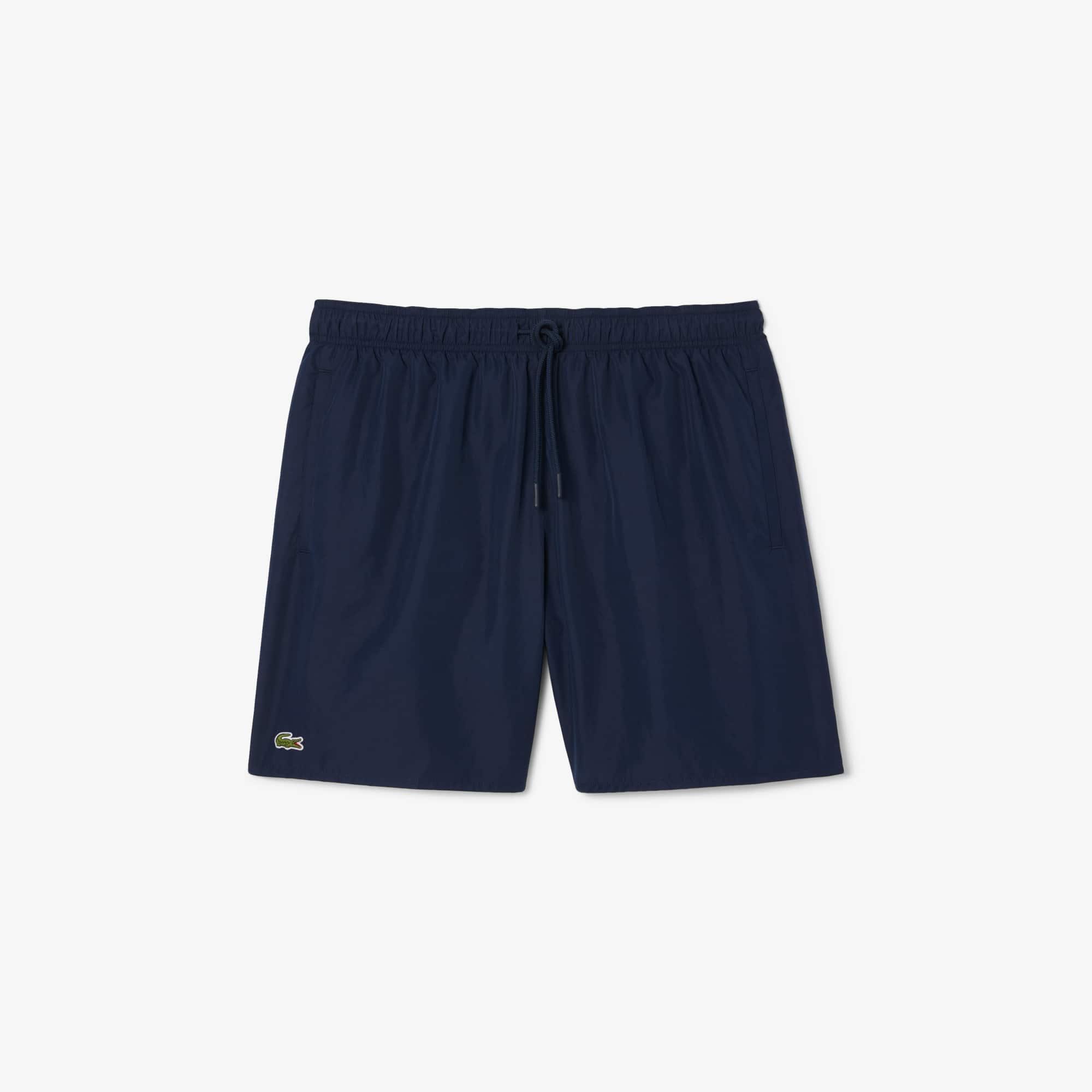 Mid Length Monochrome Swim Trunks Product Image