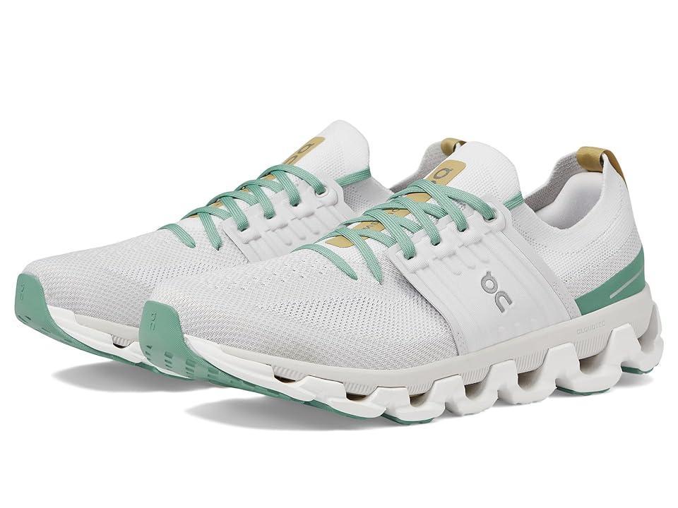 On Men's Cloudswift 3 (White/Green) Men's Shoes Product Image