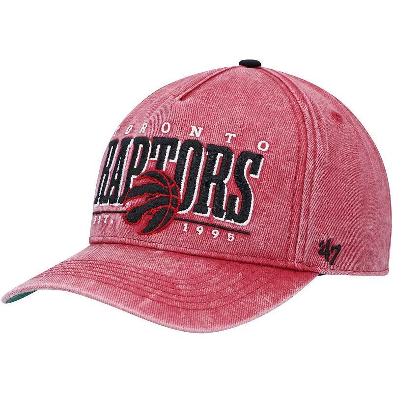 Mens 47 Red Toronto Raptors Fontana Hitch Snapback Hat Product Image