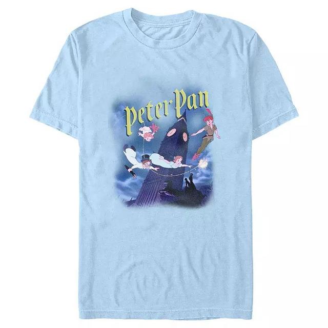 Disneys Peter Pan Night Flight Poster Mens Graphic Tee Product Image