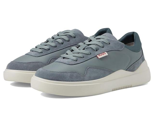 HUGO Blake Cupsole Smooth Sneakers (Cement Grey) Men's Shoes Product Image