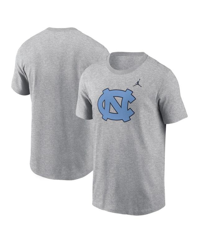 Jordan Mens Heather Gray North Carolina Tar Heels Primetime Evergreen Logo T-Shirt Product Image