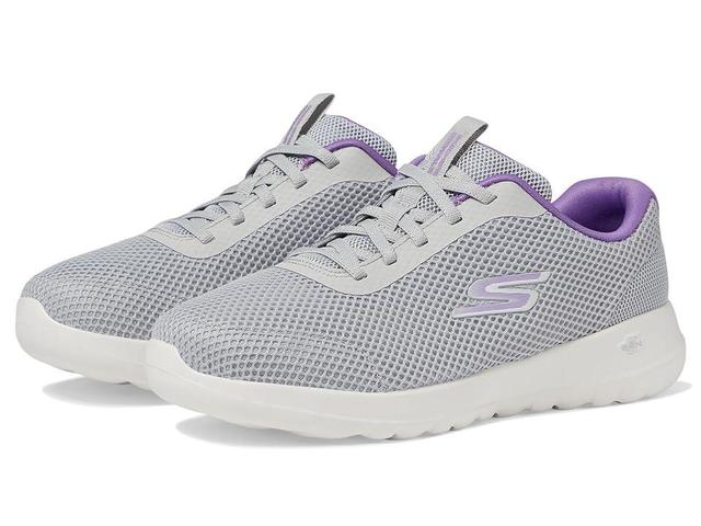 SKECHERS Performance Go Walk Joy - Color Pop Lining (Gray/Lavender) Women's Shoes Product Image