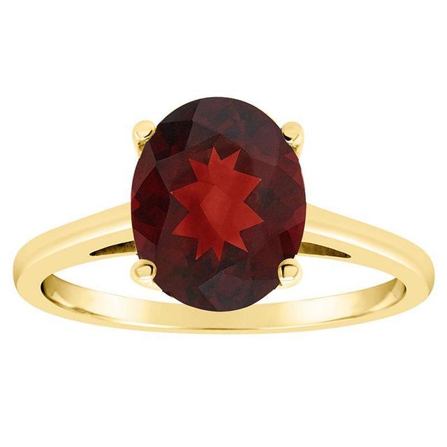 Macys Garnet (3-1/10 ct. t.w.) Ring in 14K Yellow Gold Product Image