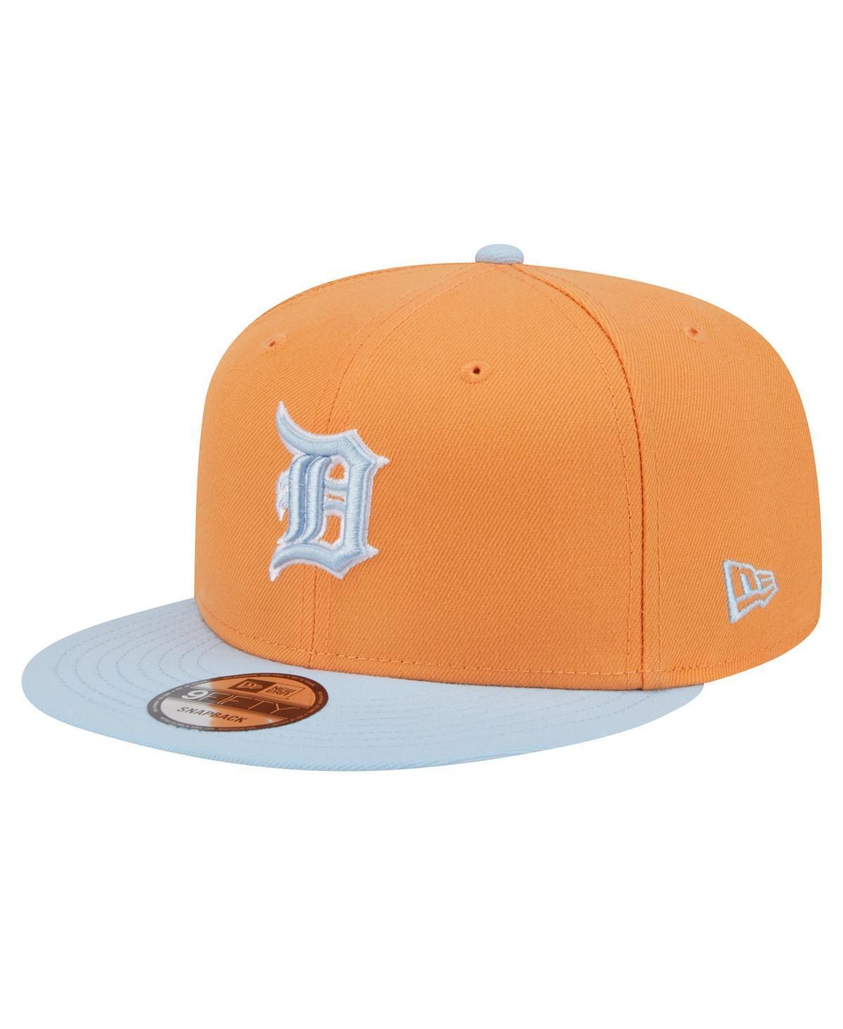 Mens New Era Detroit Tigers Spring Color Two-Tone 9FIFTY Snapback Hat Product Image