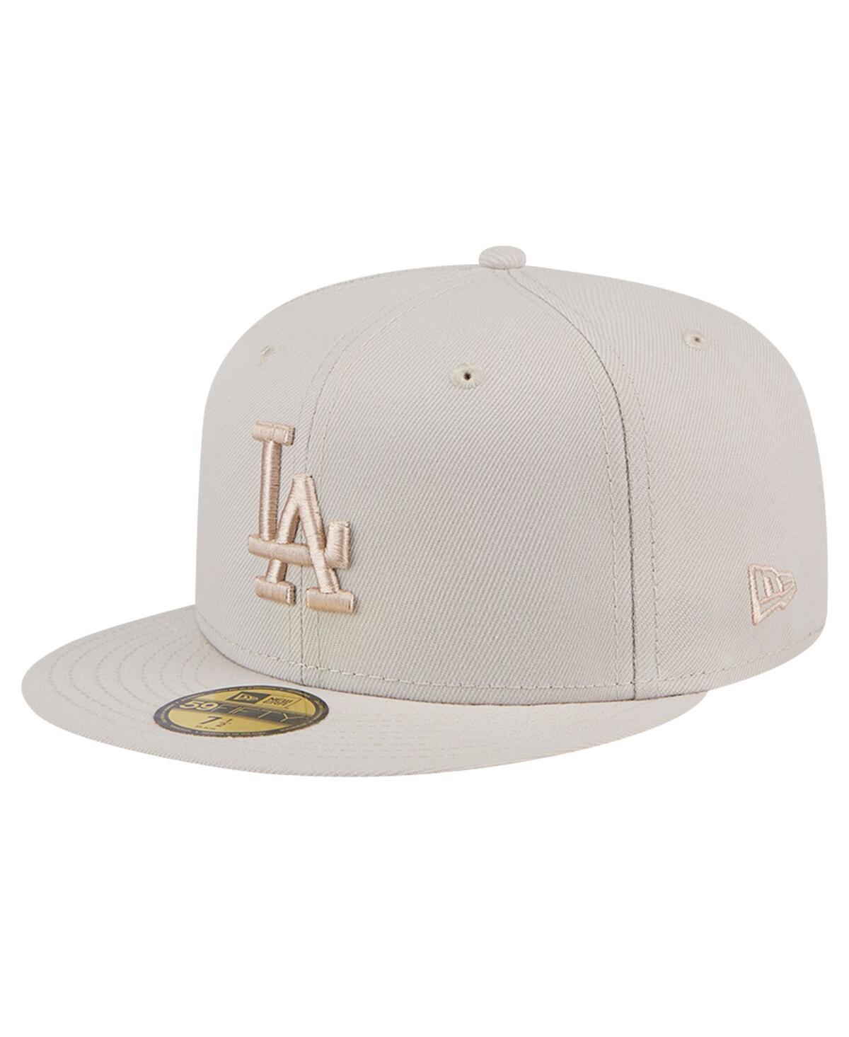 New Era Mens Khaki Los Angeles Dodgers Color Pack 59FIFTY Fitted Hat Product Image