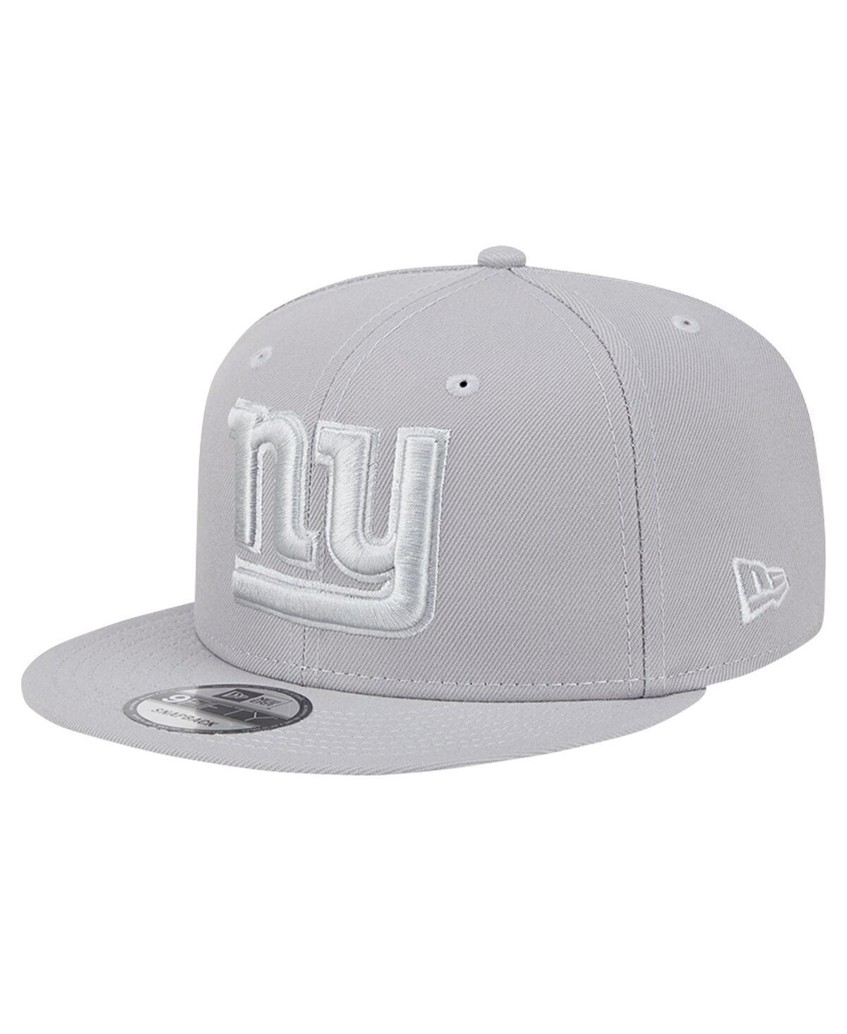 New Era Mens Gray New York Giants Color Pack 9FIFTY Snapback Hat Product Image