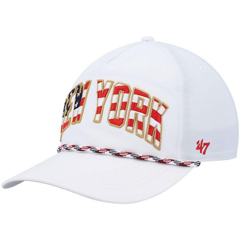 Mens 47 New York Giants Hitch Stars and Stripes Trucker Adjustable Hat Product Image