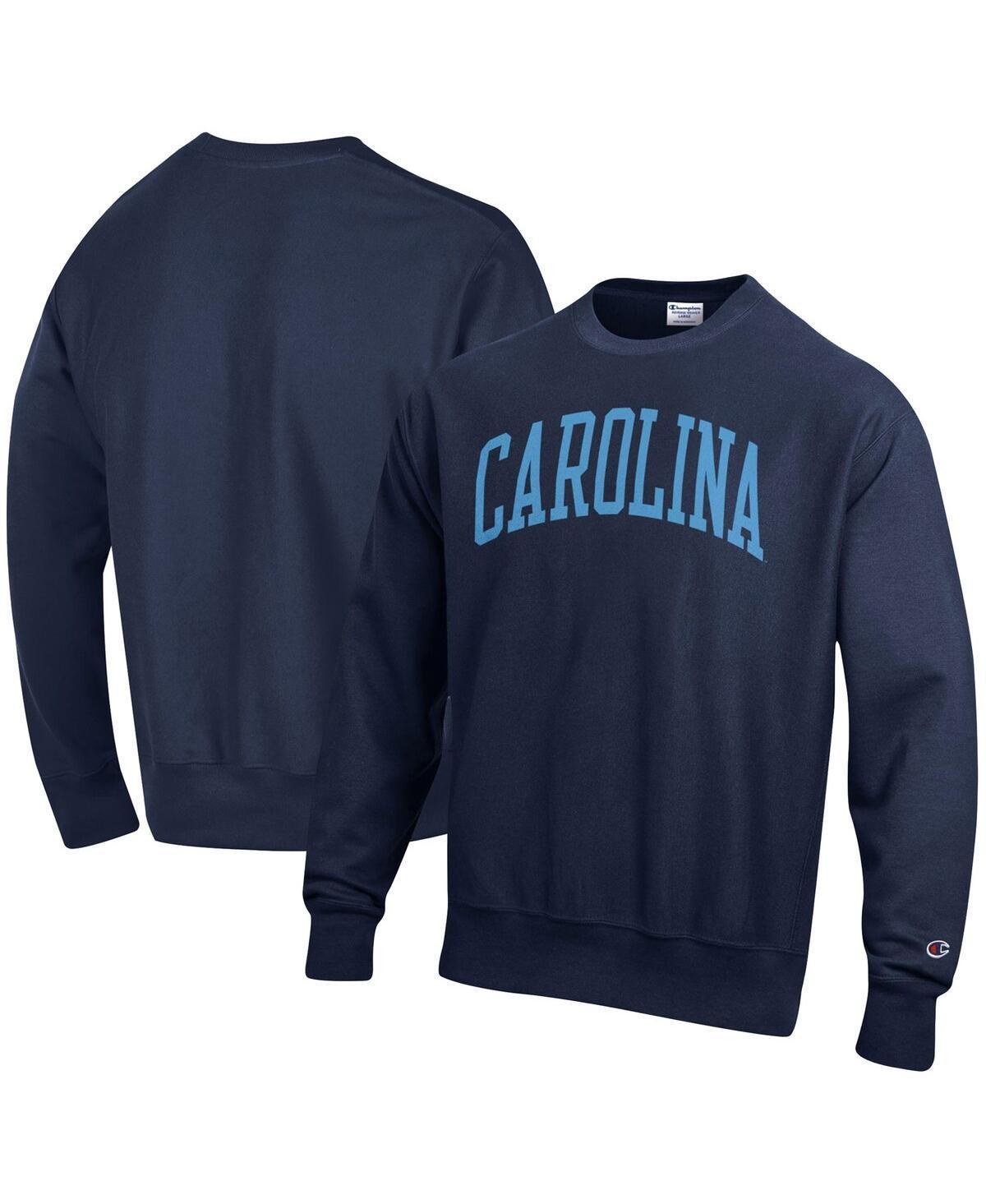 Mens Champion North Carolina Tar Heels Arch Reverse Weave Pullover Sweatshirt Blue Product Image