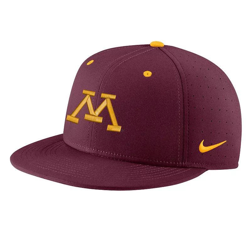 Mens Nike Maroon Minnesota Golden Gophers Aero True Baseball Performance Fitted Hat Product Image