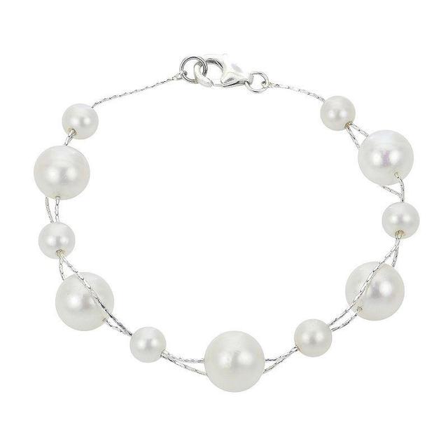 Pearlustre By Imperial Sterling Silver Freshwater Pearl Bracelet, 7.5 Inches Product Image