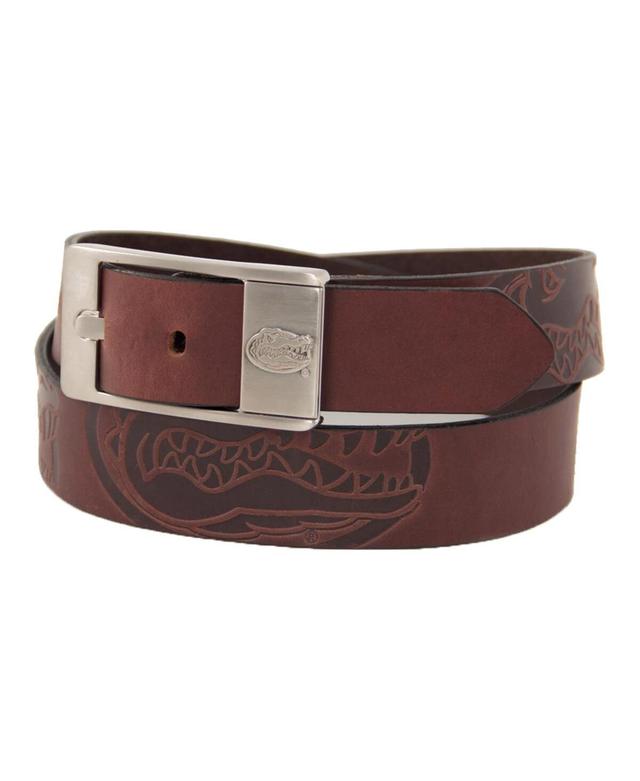 Mens Florida Gators Brandish Leather Belt Brown Product Image