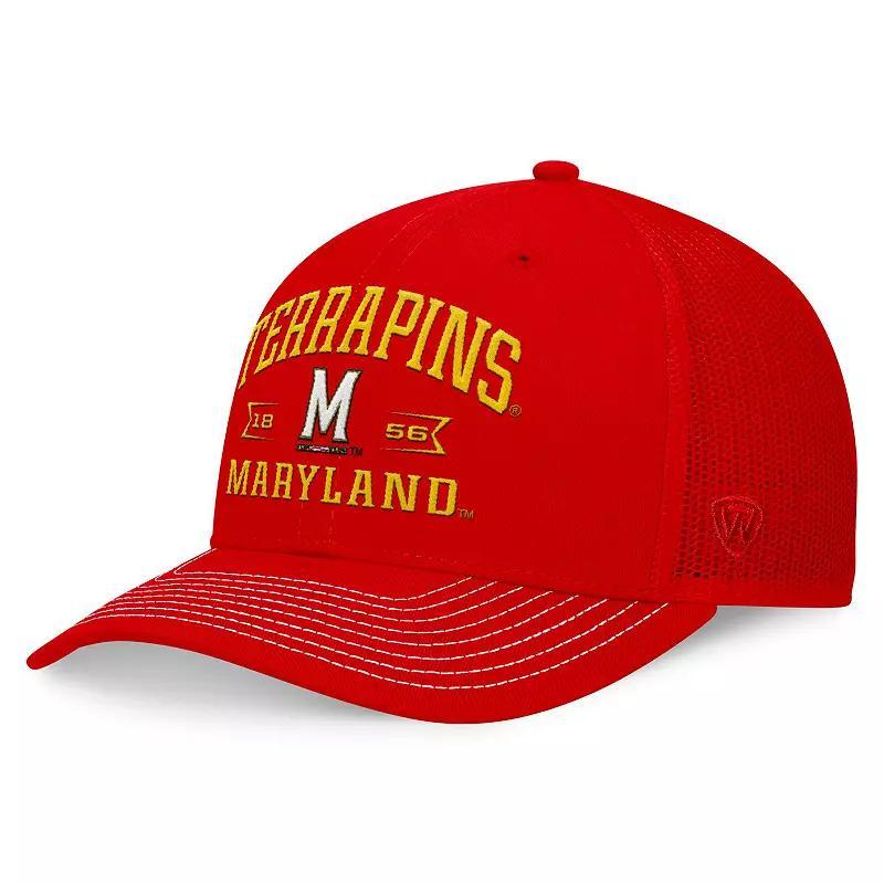 Mens Top of the World Maryland Terrapins Carson Trucker Adjustable Hat Product Image