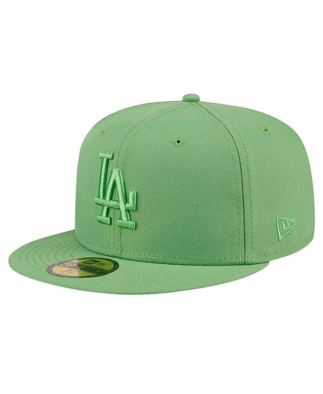 New Era Mens Green Los Angeles Dodgers Color Pack 59FIFTY Fitted Hat Product Image