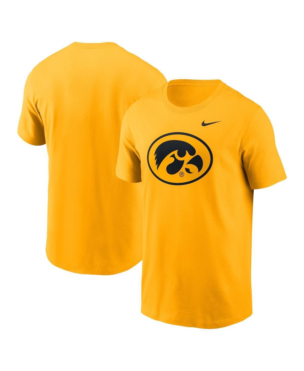 Nike Mens Gold Iowa Hawkeyes Primetime Evergreen Alternate Logo T-Shirt Product Image