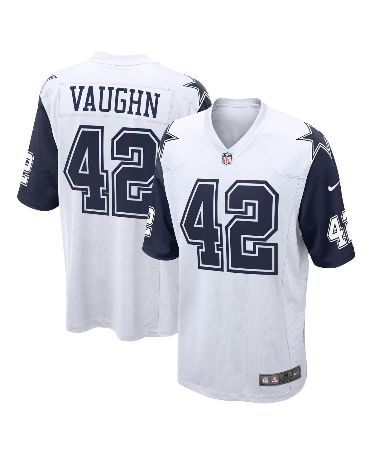 Mens Nike Deuce Vaughn White Dallas Cowboys Alternate Game Jersey - White Product Image