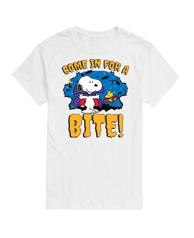 Mens Peanuts Snoopy Come In For A Bite Graphic Tee Product Image