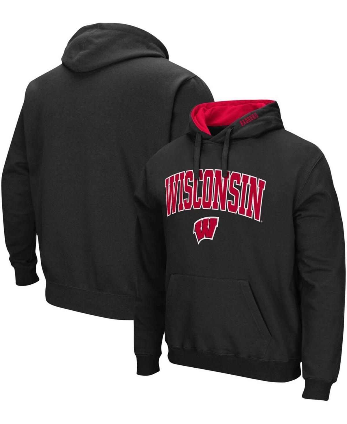 Mens Black Wisconsin Badgers Arch Logo 3.0 Pullover Hoodie Product Image