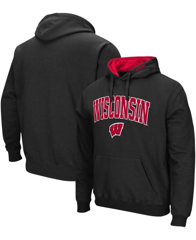 Mens Black Wisconsin Badgers Arch Logo 3.0 Pullover Hoodie Product Image