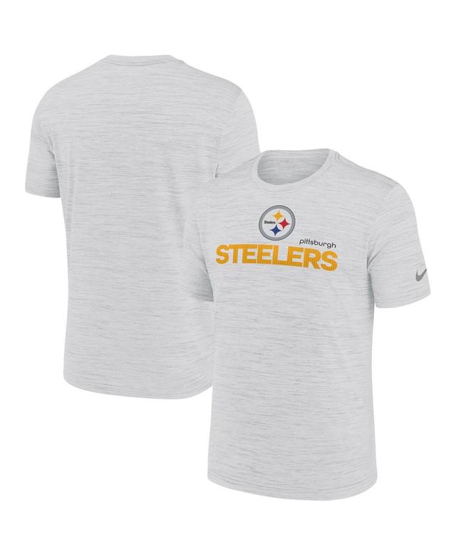 Nike Mens White Pittsburgh Steelers Blitz Velocity Modern Performance T-Shirt Product Image