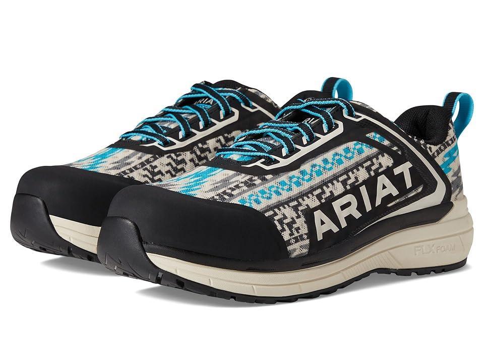 Ariat Outpace CT (Turquoise Aztec) Women's Shoes Product Image