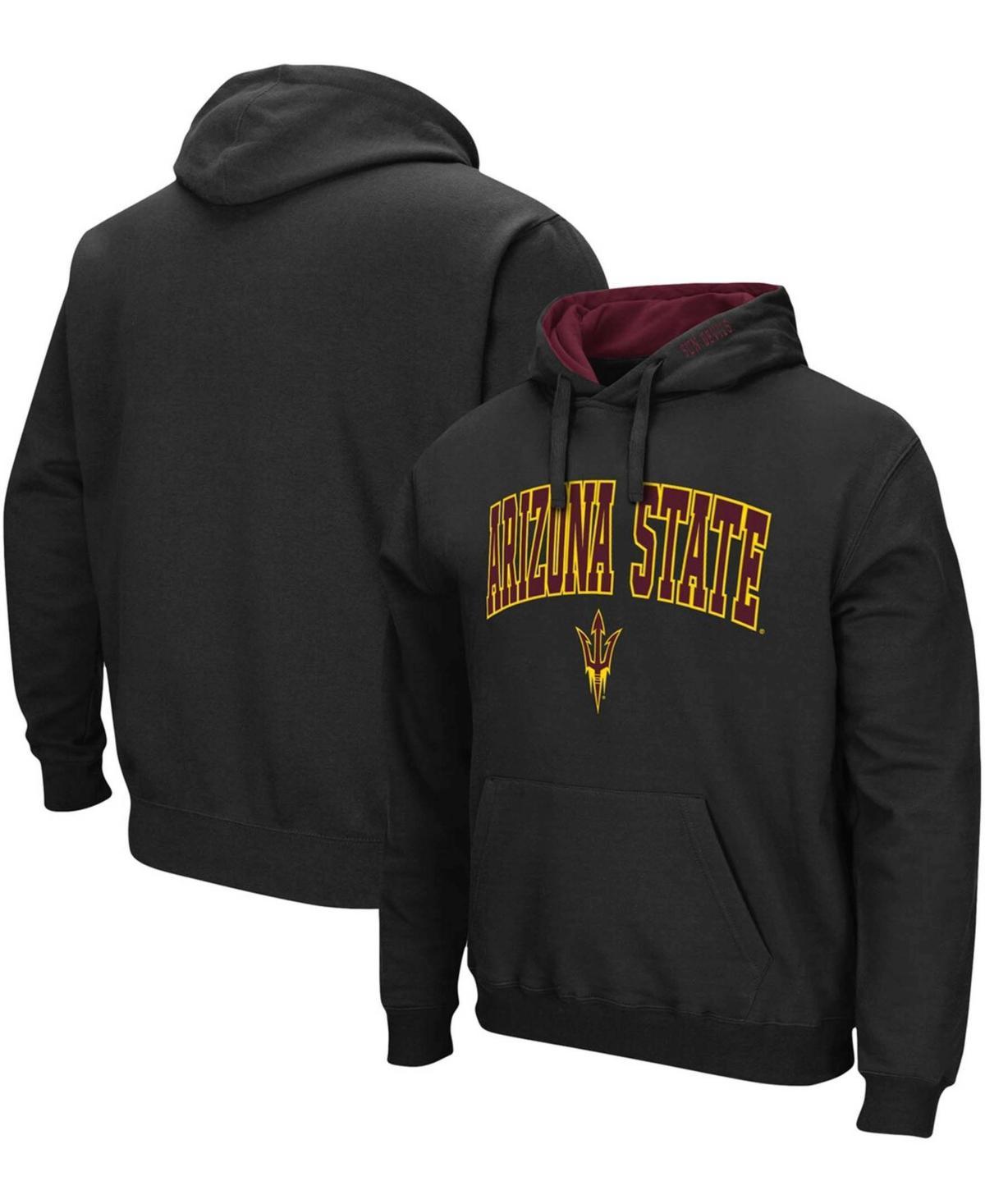 Mens Colosseum Arizona State Sun Devils Arch & Logo 3.0 Pullover Hoodie Product Image