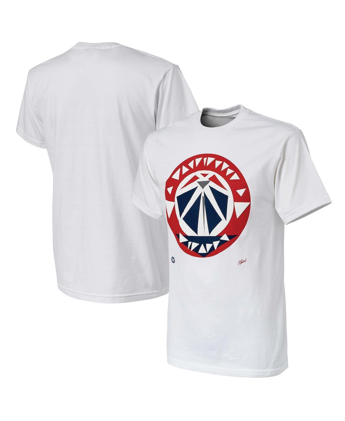 Mens NBA x Naturel White Washington Wizards No Caller ID T-Shirt Product Image