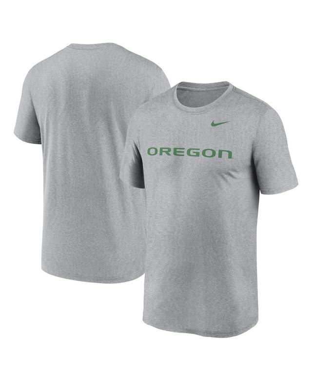 Nike Mens Heather Gray Texas Longhorns Primetime Legend Wordmark T-Shirt Product Image