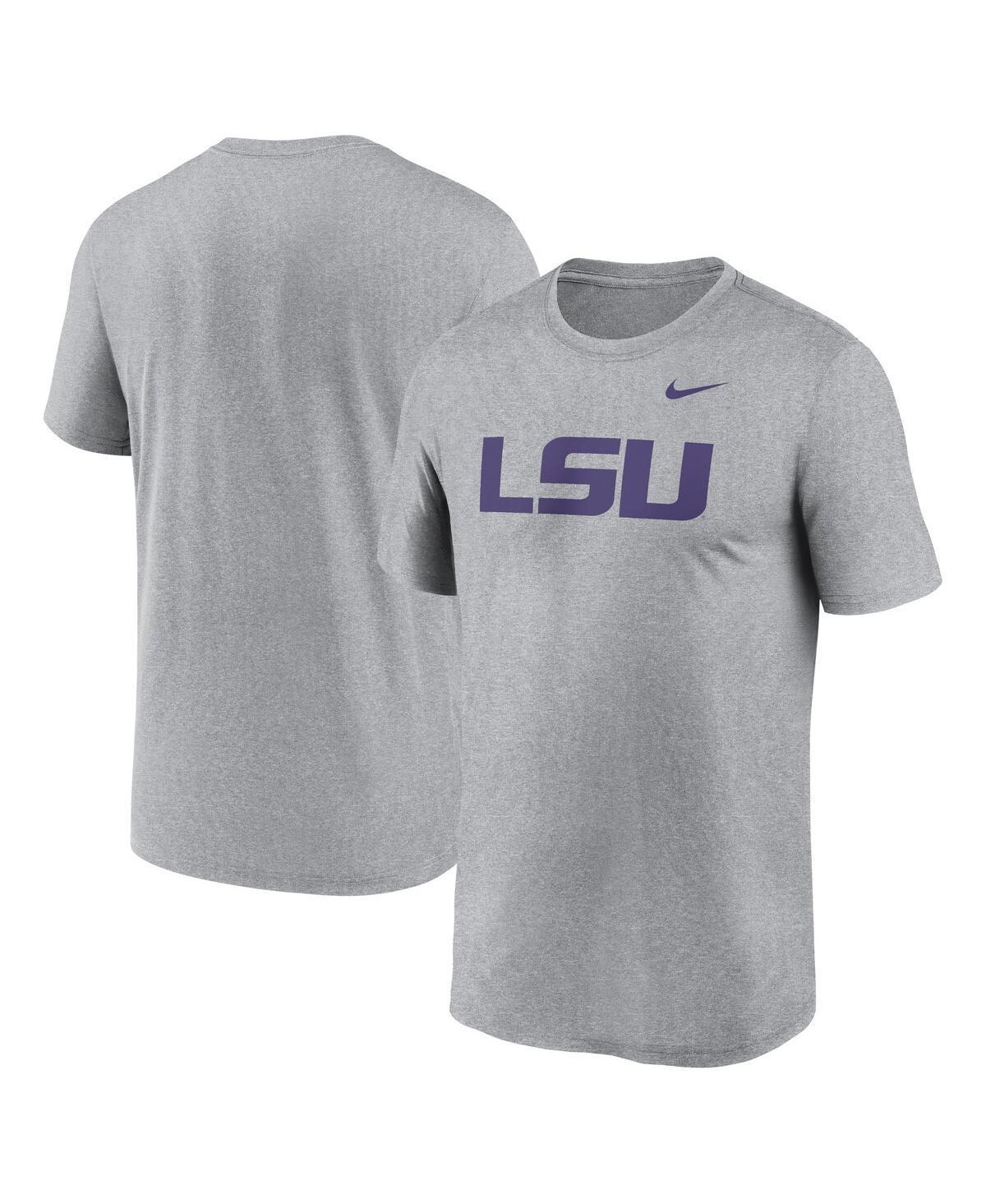 Nike Mens Heather Gray Lsu Tigers Primetime Legend Logo T-Shirt Product Image