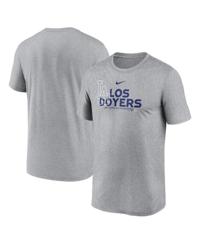 Mens Nike Heathered Charcoal Los Angeles Dodgers Local Rep Legend Performance T-Shirt Product Image