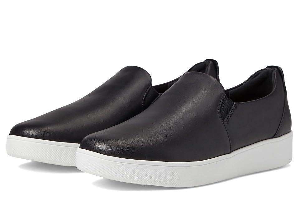 FitFlop Rally Leather Slip-On Skate Sneaker Product Image