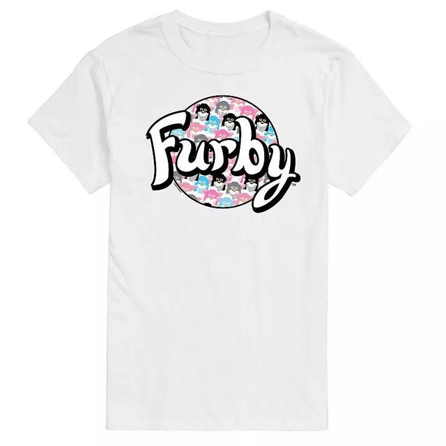 Mens Furby Logo Circle Graphic Tee by Hasbro Product Image