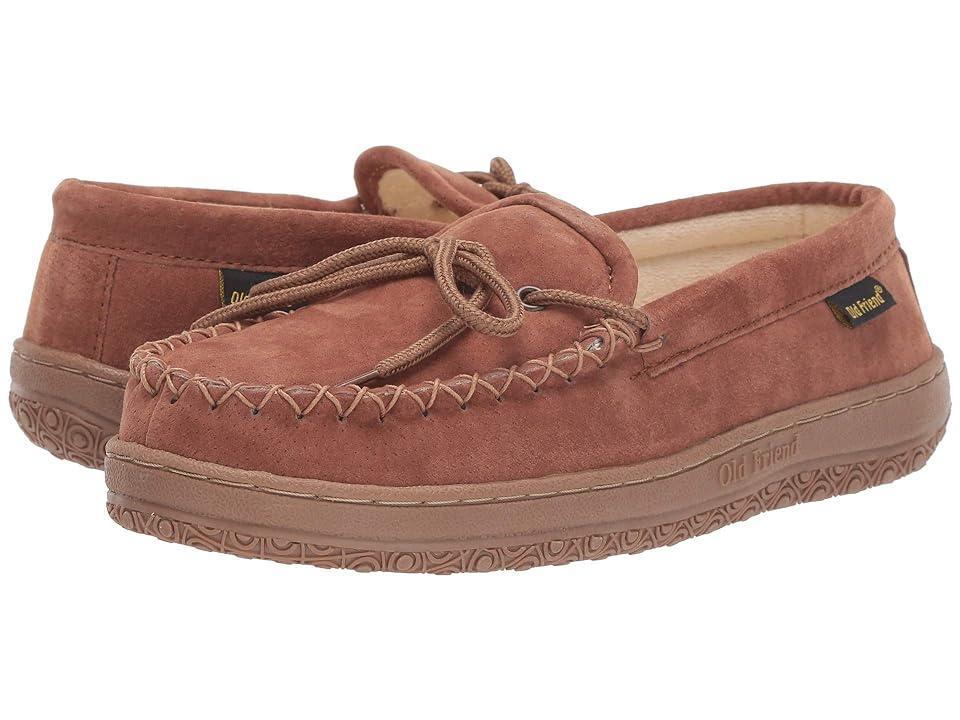 Old Friend Cloth Moccasin (Chestnut 2) Women's Shoes Product Image