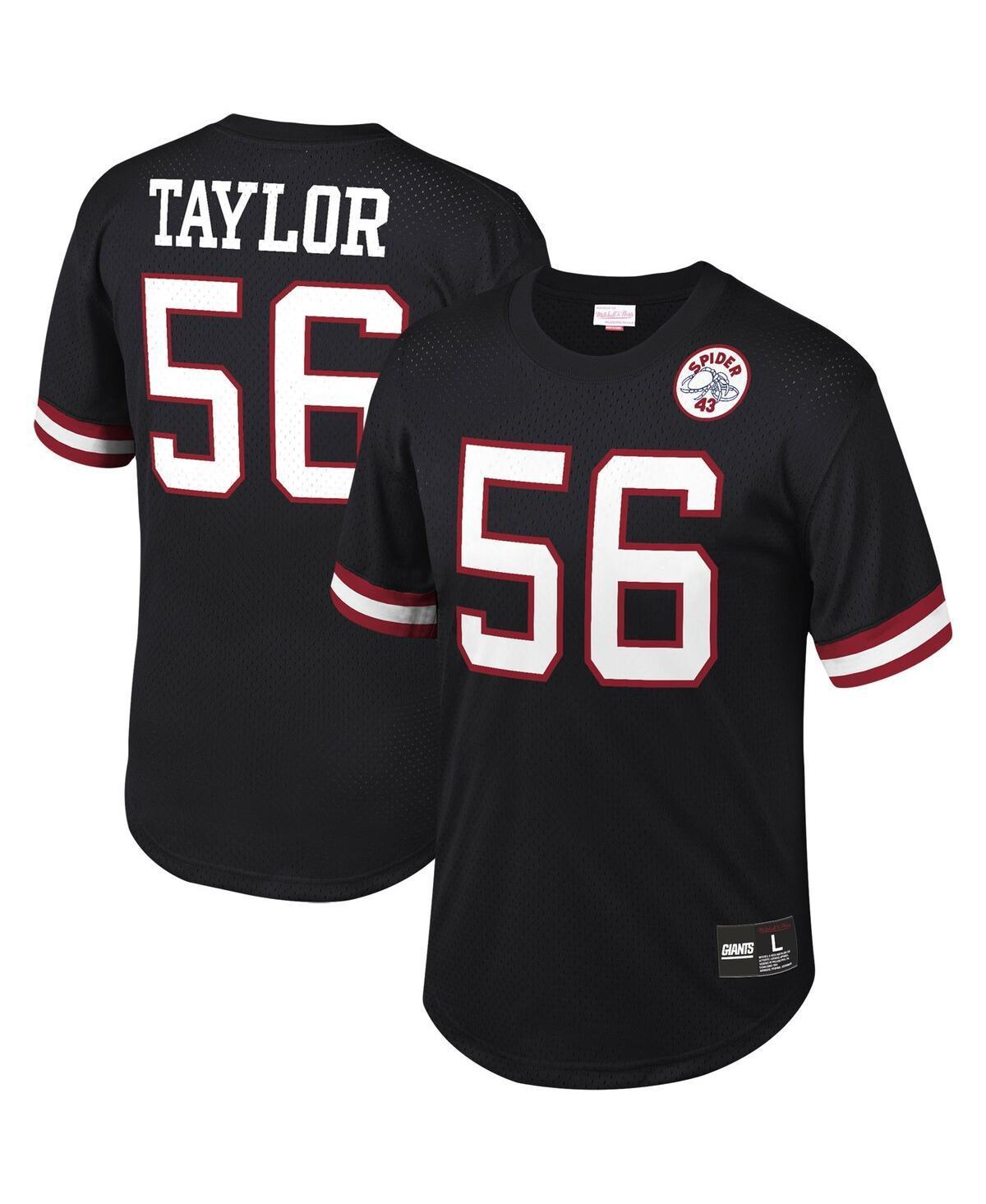 Mens Mitchell & Ness Lawrence Taylor Black New York Giants Retired Player Name and Number Mesh Top Product Image