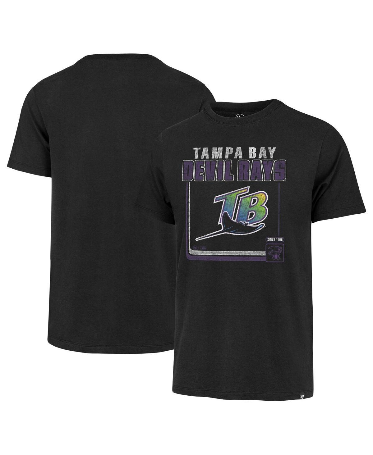 Mens 47 Brand Black Tampa Bay Rays Borderline Franklin T-shirt Product Image