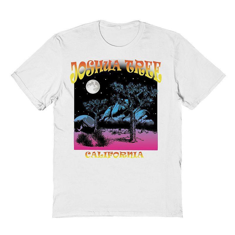 Mens Joshua Tree Graphic Tee White Product Image