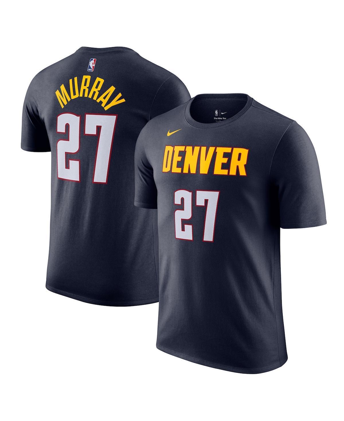 Nike Mens Jamal Murray Navy Denver Nuggets Icon Edition Name Number T-Shirt Product Image