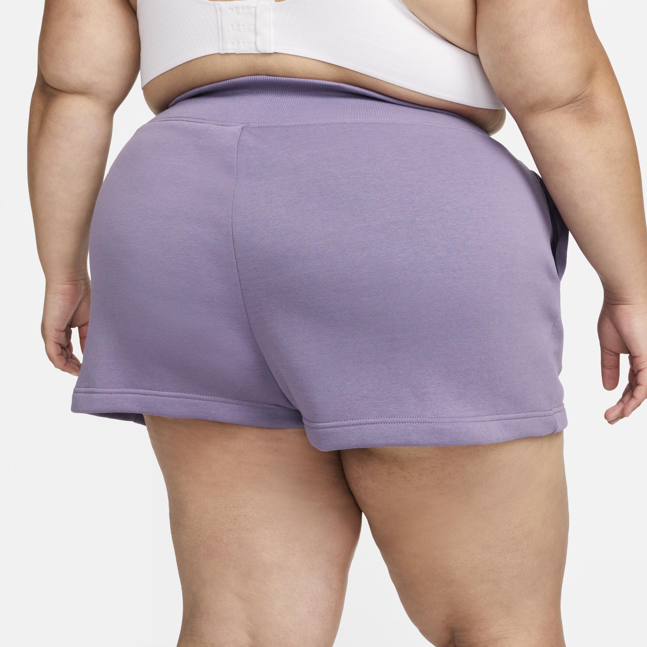 Womens Nike Sportswear Phoenix Fleece High-Waisted Loose Shorts (Plus Size) Product Image