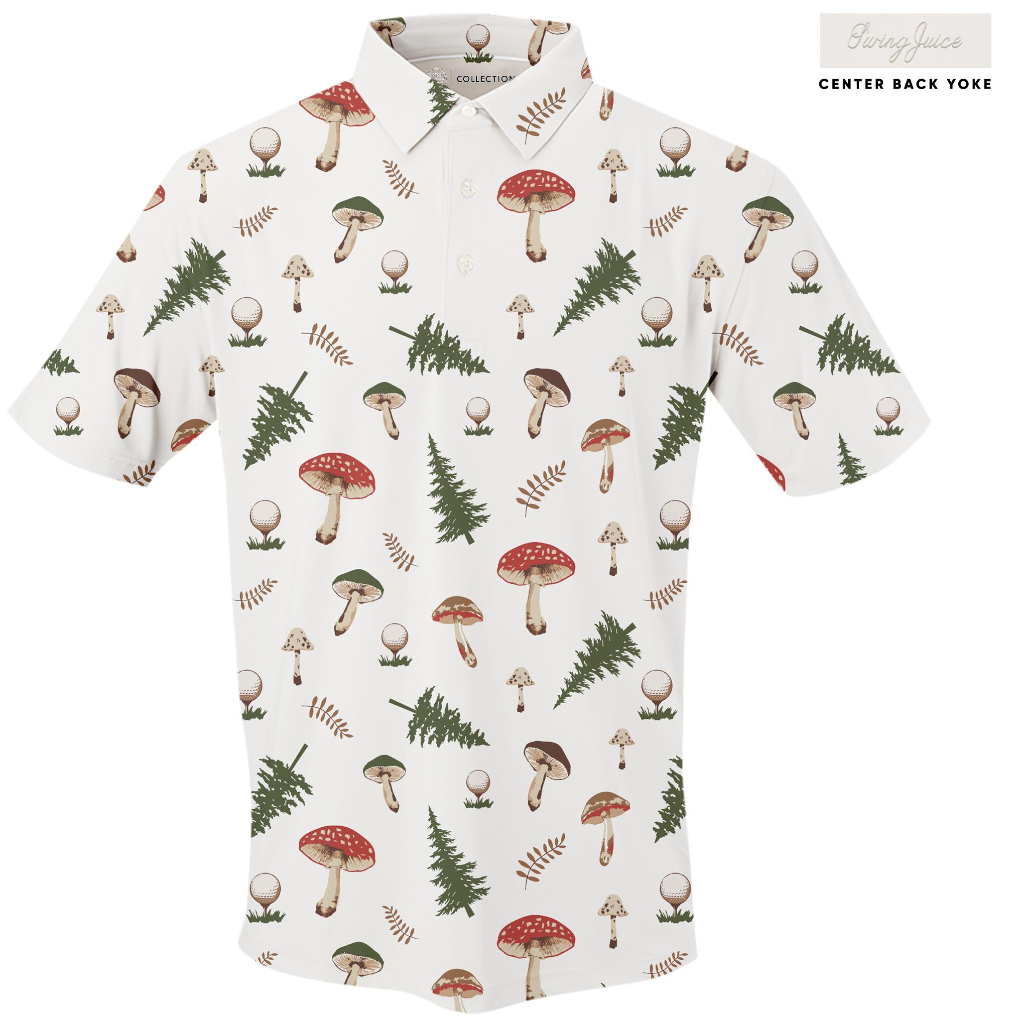 SwingJuice Golf Mushrooms Men's Polo Product Image